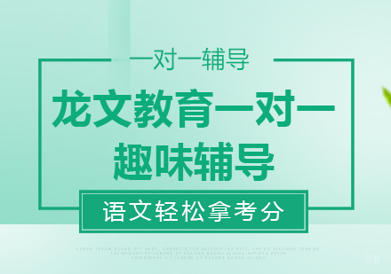 龙文教育一对一趣味辅导语文轻松拿考分