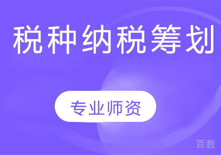 税种纳税筹划
