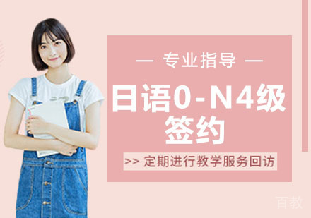 日语0-N4级签约