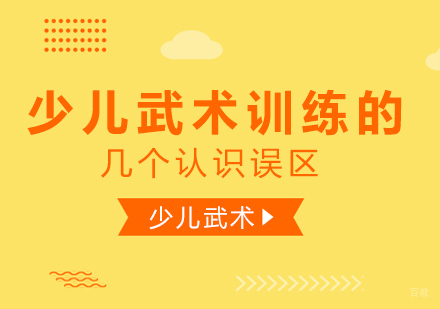 成都体育项目训练-少儿武术训练的几个认识误区
