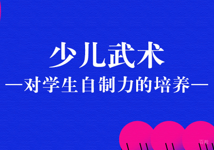 成都体育项目训练-少儿武术对学生自制力的培养