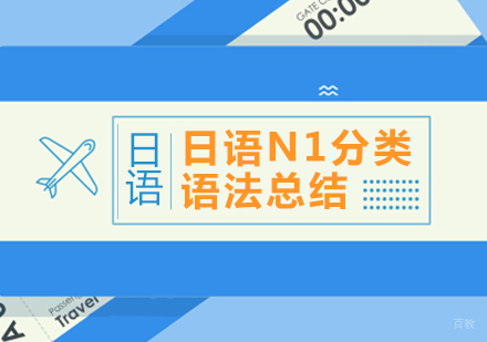 日语N1分类语法总结