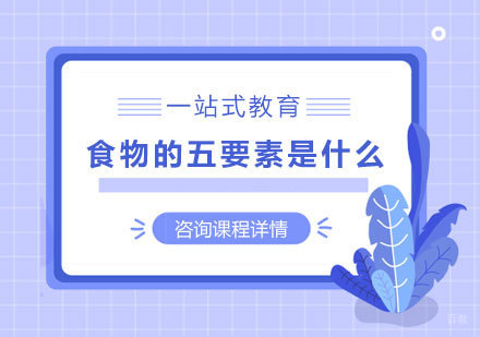 食物的五要素是什么