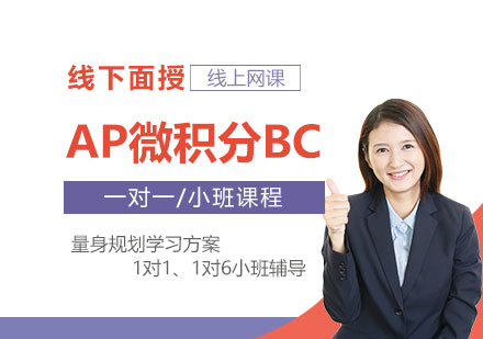 上海AP微积分BC课程一对一辅导「面授/网课」
