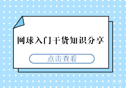《网球入门干货知识分享》