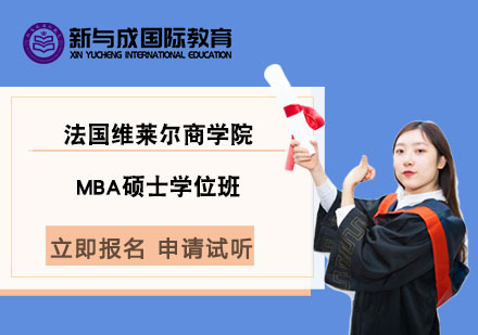 上海法国维莱尔商学院MBA硕士学位班