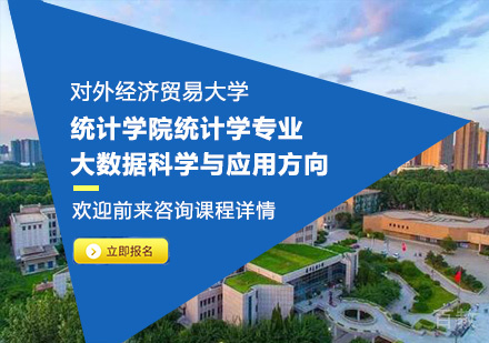 对外经济贸易大学统计学院统计学专业大数据科学与应用方向培训班