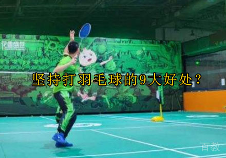 坚持打羽毛球的9大好处?