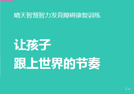 厦门晴天智慧_厦门智力发育障碍康复训练课程