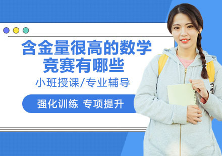 南京国际课程-含金量很高的数学竞赛有哪些？怎么样?