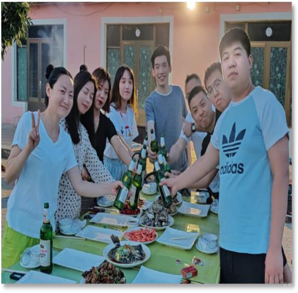老师们学员聚餐现场.