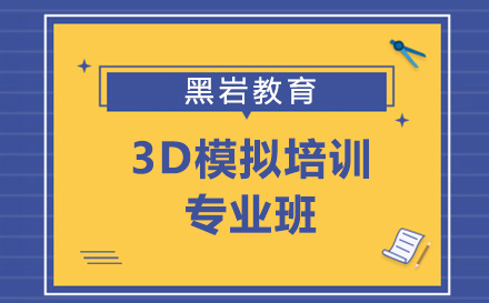 郑州黑岩教育_3D模型培训