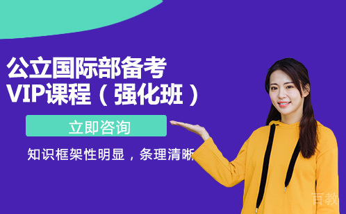 北京公立国际部备考VIP课程（强化班）