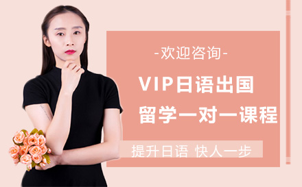 深圳VIP日语出国留学一对一课程