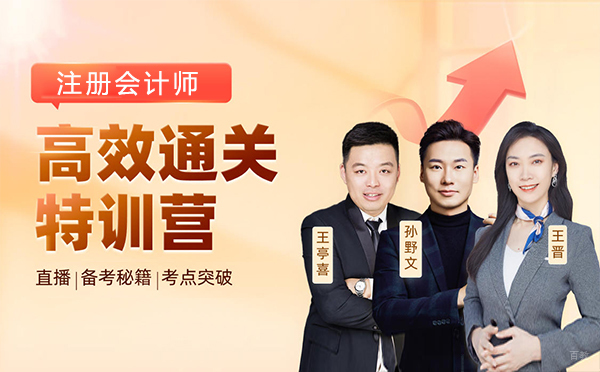 上海注册会计师高效通关集训班