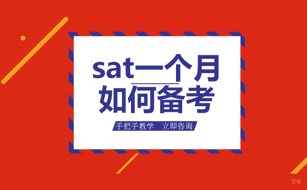 sat一个月如何备考
