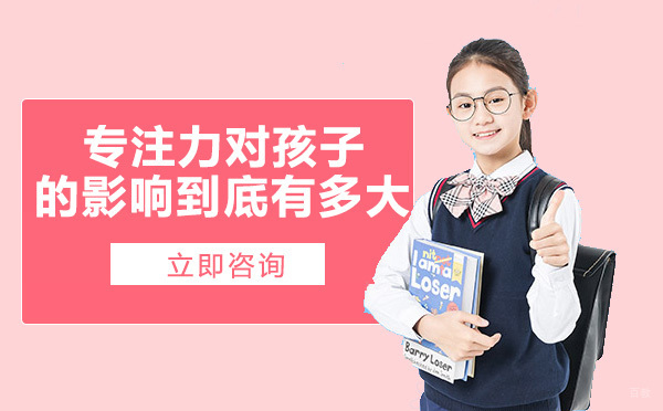 专注力对孩子的影响到底有多大