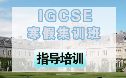 石家庄英语IGCSE寒假集训班