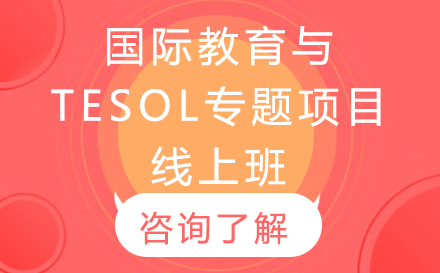 北京国际教育与TESOL专题项目线上班