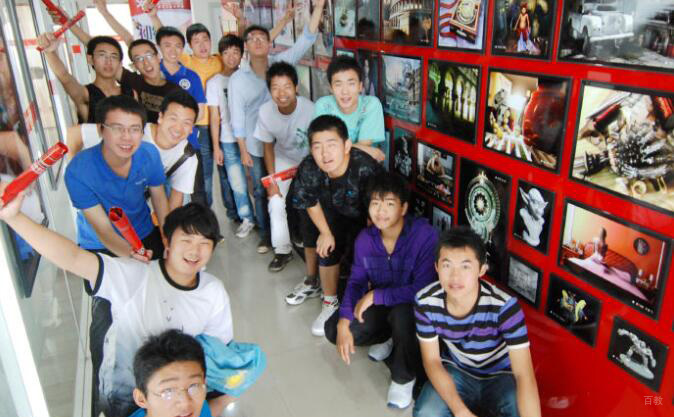 学员楼道合影