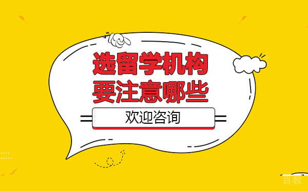 选留学机构要注意哪些