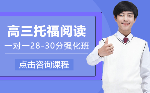 高三托福阅读一对一28-30分强化班课程