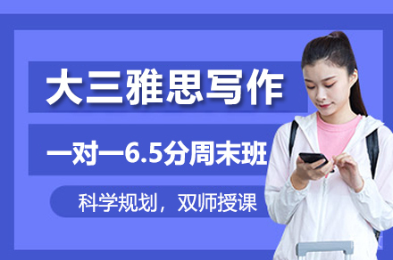 大三雅思写作一对一6.5分周末班