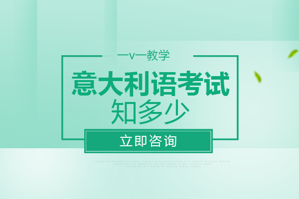 南宁小语种-南宁意大利语考试知多少