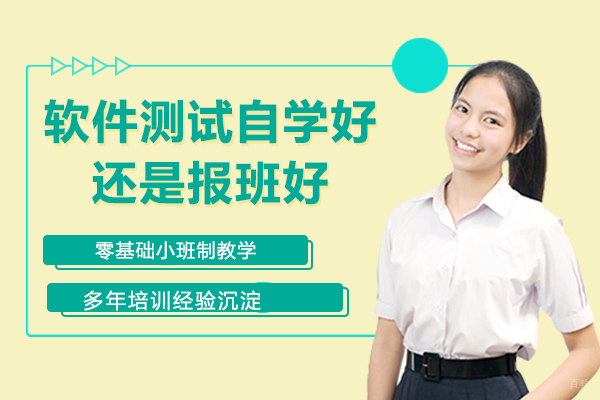 软件测试自学好还是报班好？