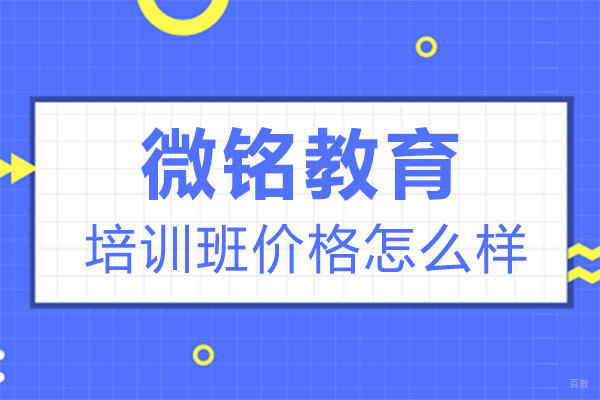 厦门艺考-微铭教育培训班价格怎么样