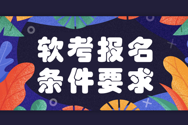 软考报名条件要求