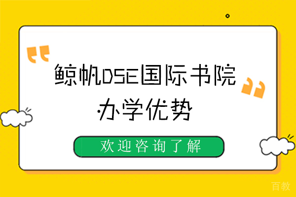 深圳鲸帆DSE国际书院的办学优势