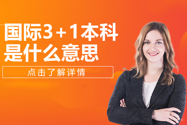 国际3+1本科是什么意思