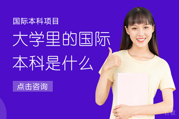 大学里的国际本科是什么