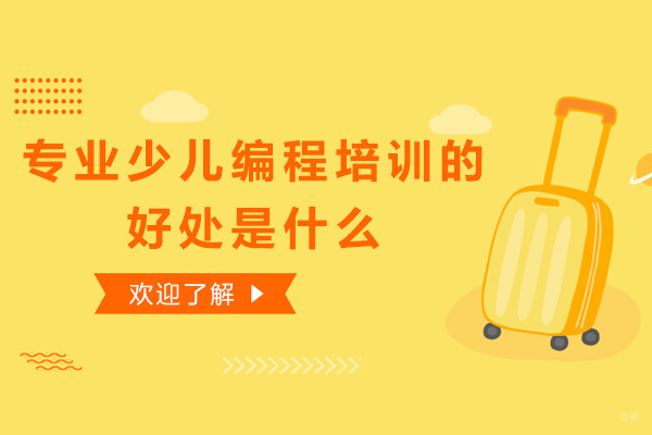 深圳编程-少儿编程培训的好处是什么