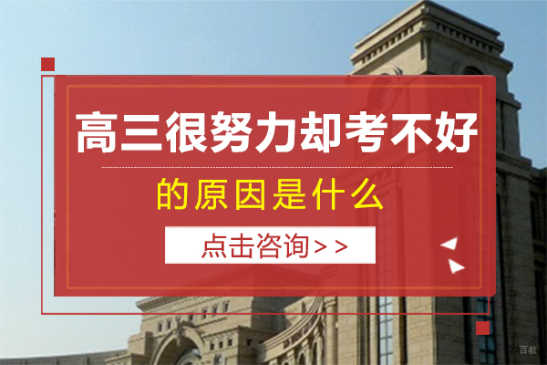 上海早教中小学-高三很努力却考不好的原因是什么