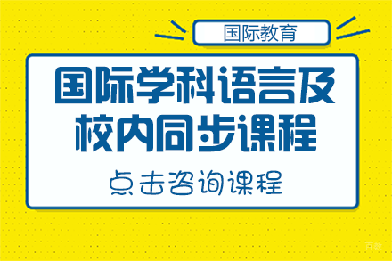 国际学科语言及校内同步课程