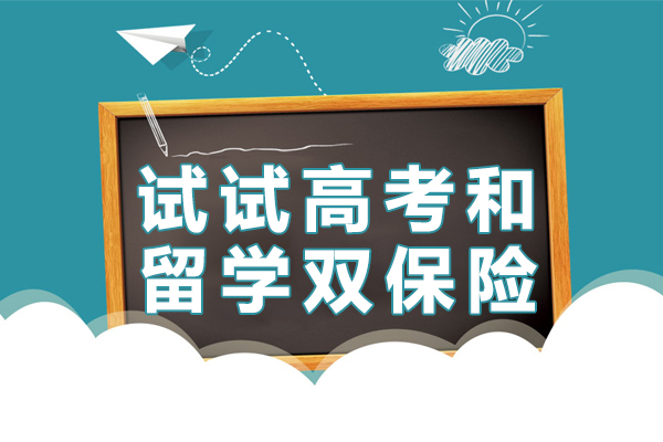 试试高考和留学双保险