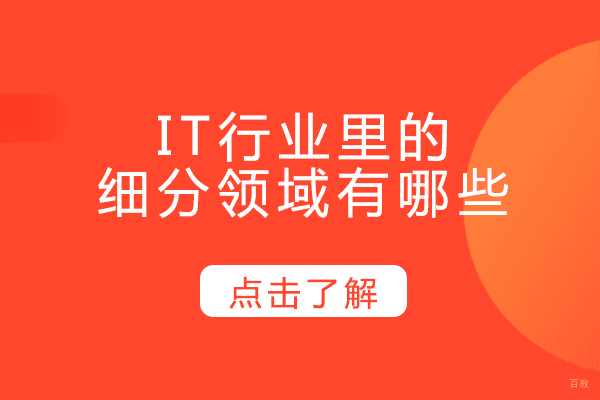 成都IT行业里的细分领域有哪些