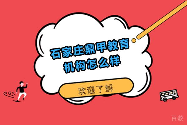 石家庄鼎甲教育机构怎么样