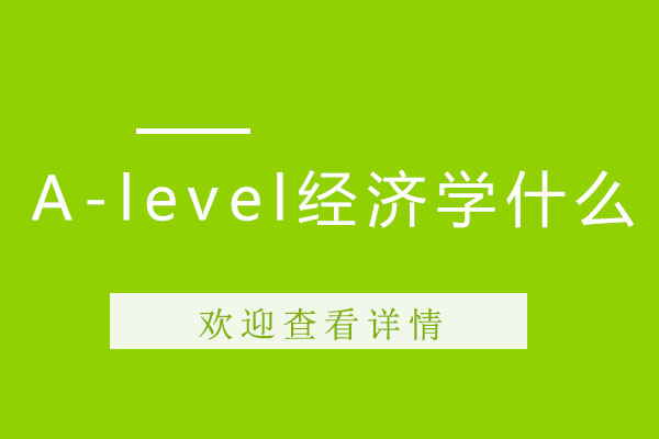 北京英语-A-level经济学什么