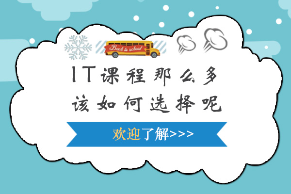 IT课程那么多，该如何选择呢