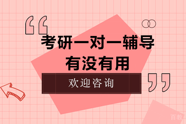 考研一对一辅导有没有用