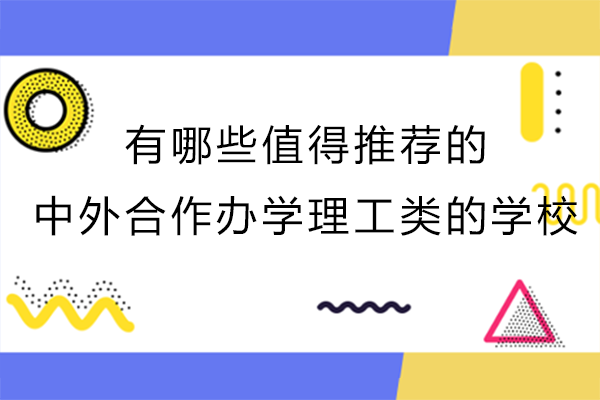 中外合作办学理工类优质项目全解析：两所高口碑院校深度揭秘