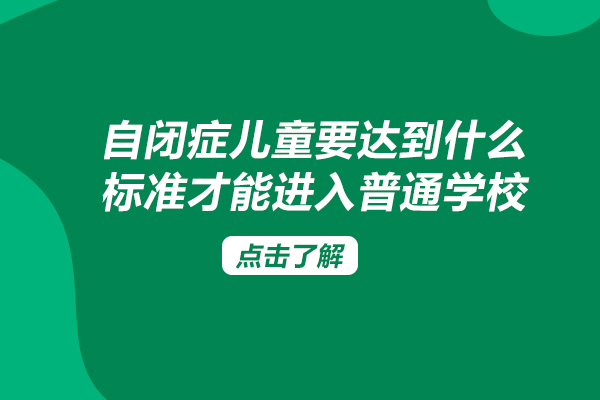自闭症儿童融入普校的关键能力评估指南