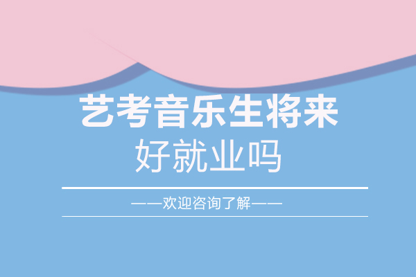 艺考音乐生将来好吗