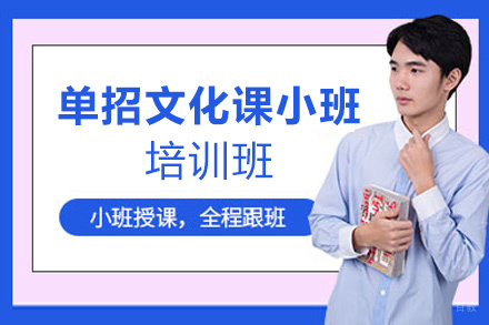 西安单招文化课小班培训班