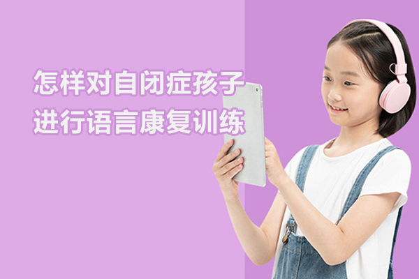 武汉-怎样对自闭症孩子进行语言康复训练