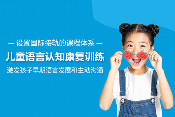 合肥儿童语言认知康复训练班-儿童语言认知康复课程