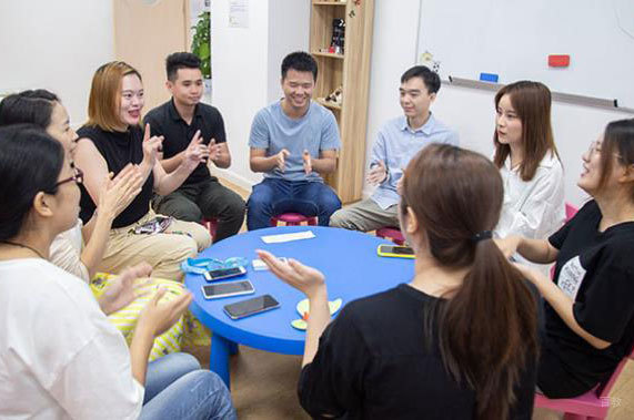 老师开会
